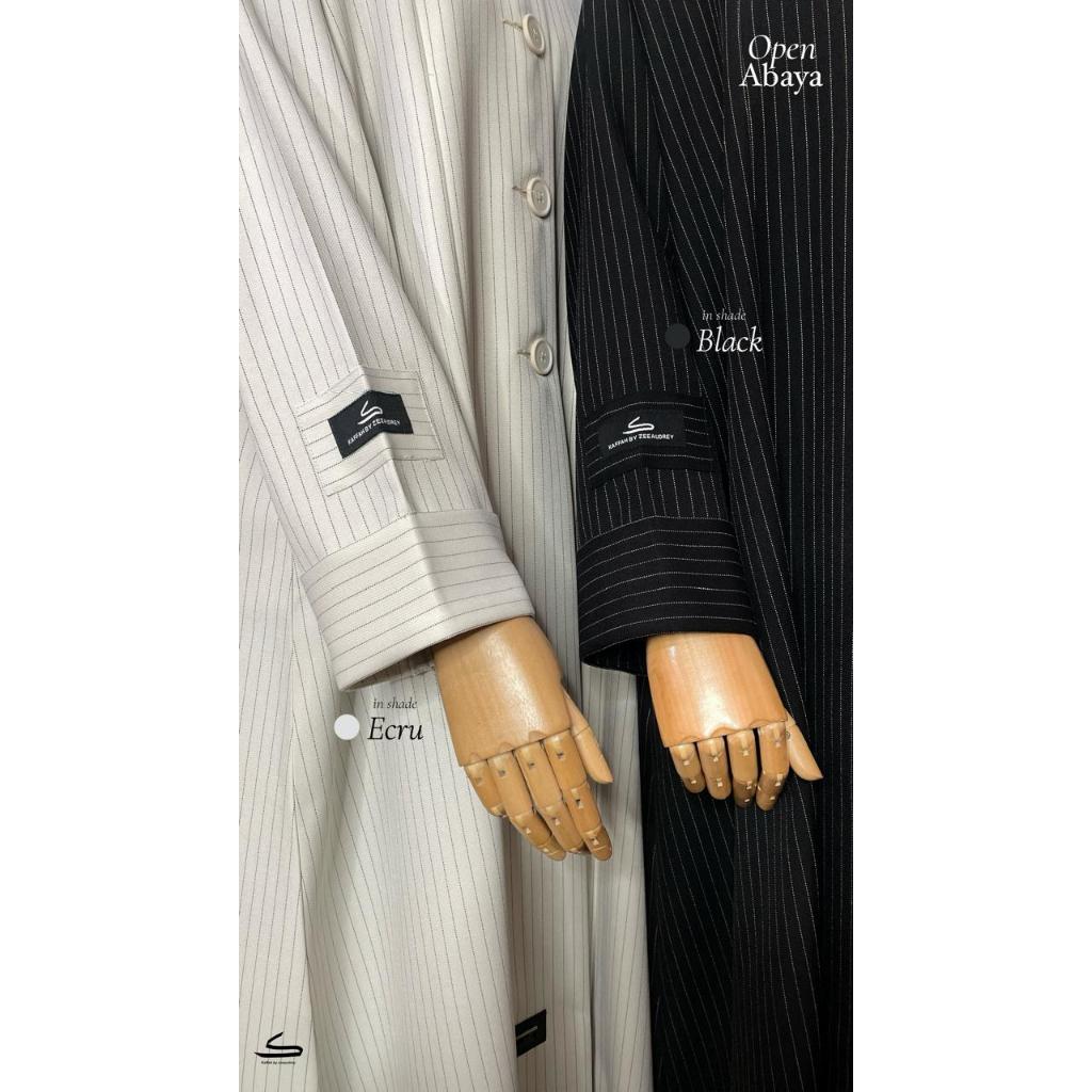 OPEN ABAYA KAFFAH BY ZEEAUDREY