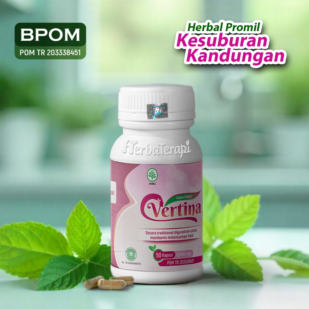 vertina obat hebal melancarkan menstruasi haid tidak teratur penyubur kandungan
