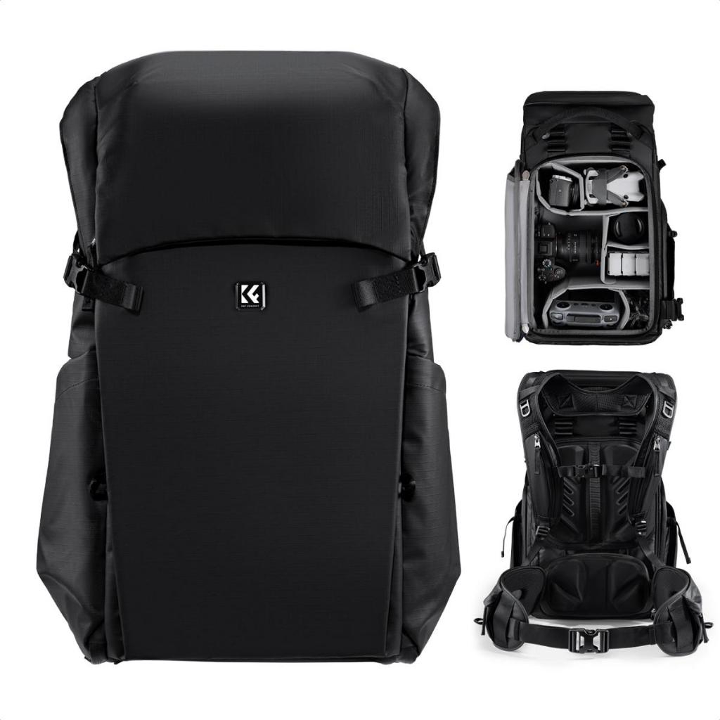 Concept KNF KF 30L Camera Backpack, Professional Waterproof DSLR Backpack - Ransel Tas Kamera