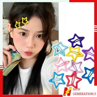 NGZ Jepit Rambut Bentuk Bintang 5PCS Hair Clips Bintang Aksesoris Rambut Wanita Pin Rambut Bintang W