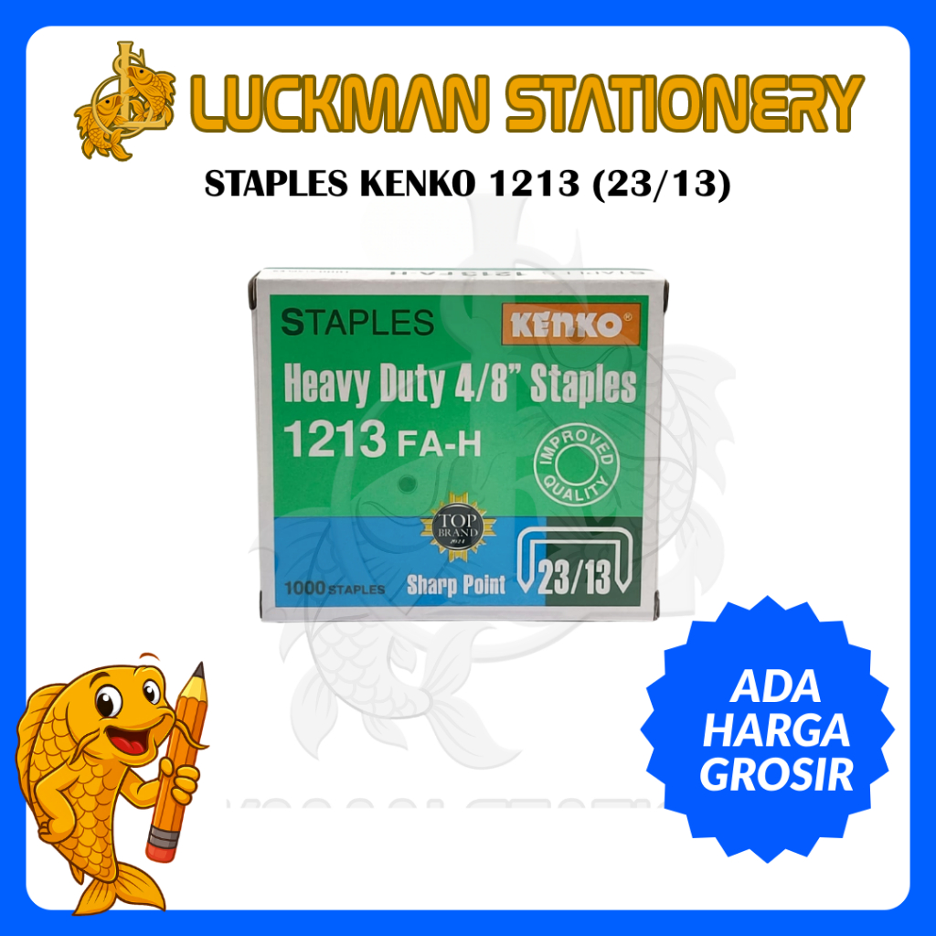 

LUCKMAN STATIONERY - STAPLES KENKO 1213 (23/13)