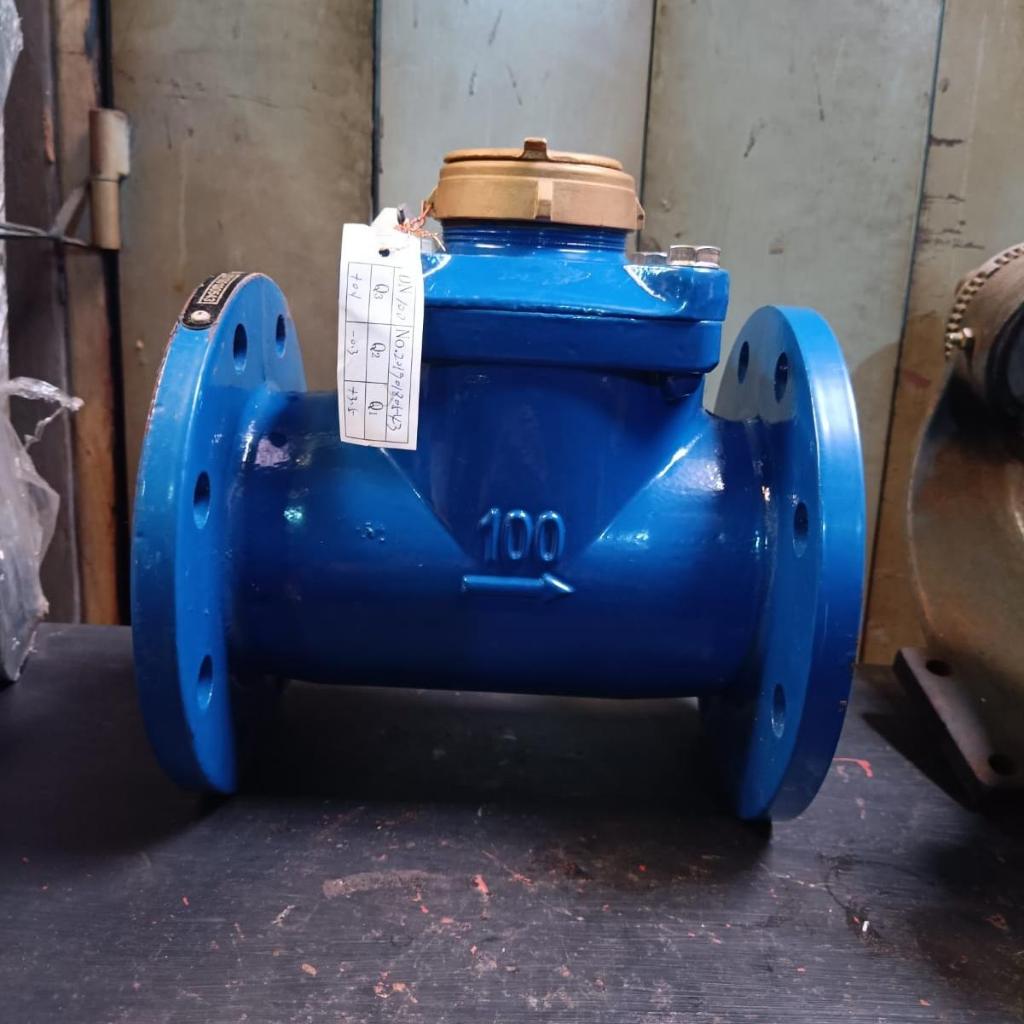 Flow meter meteran air 4" 100 B&R