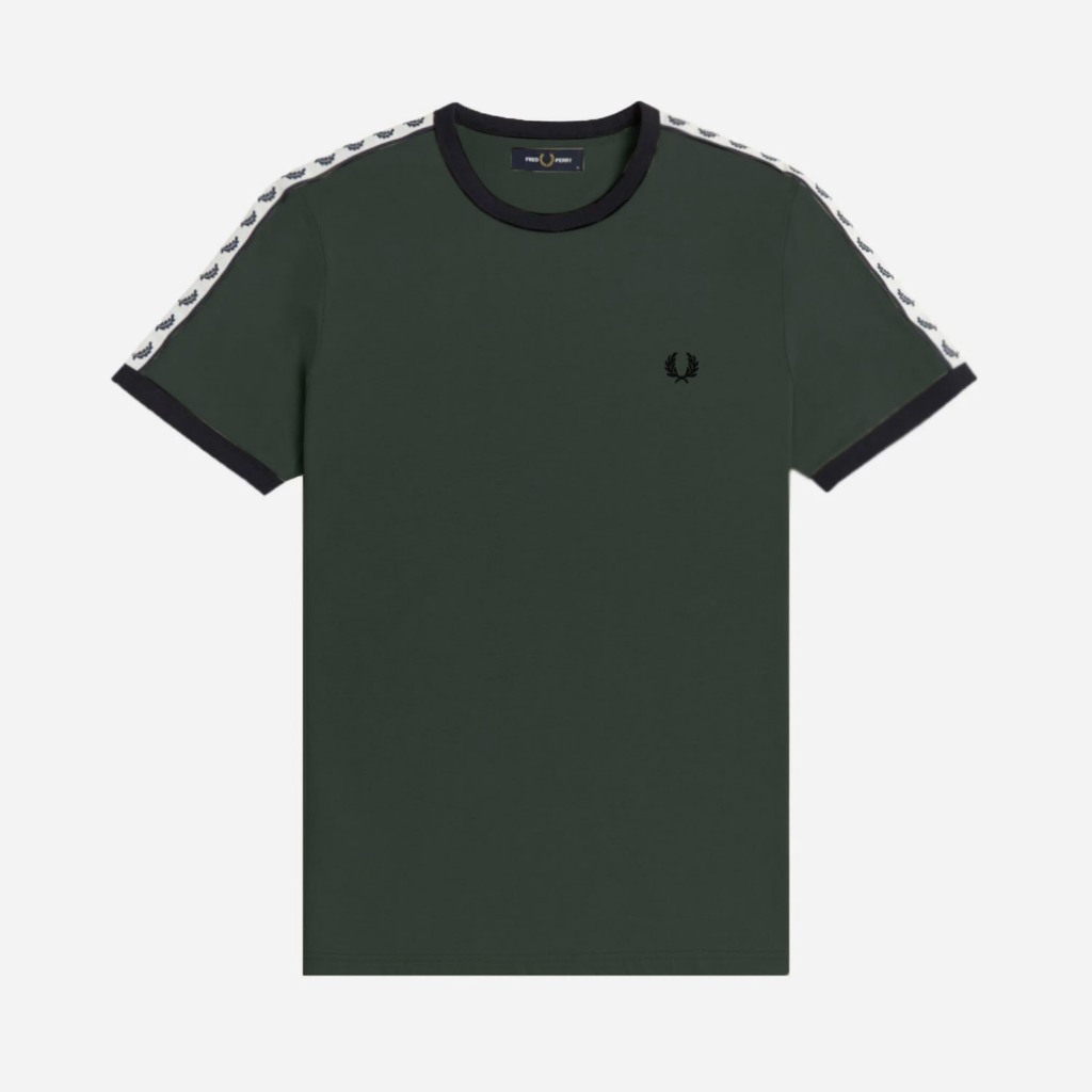 Fred Perry Women Taped Ringer T-shirt (G6347-690) Original