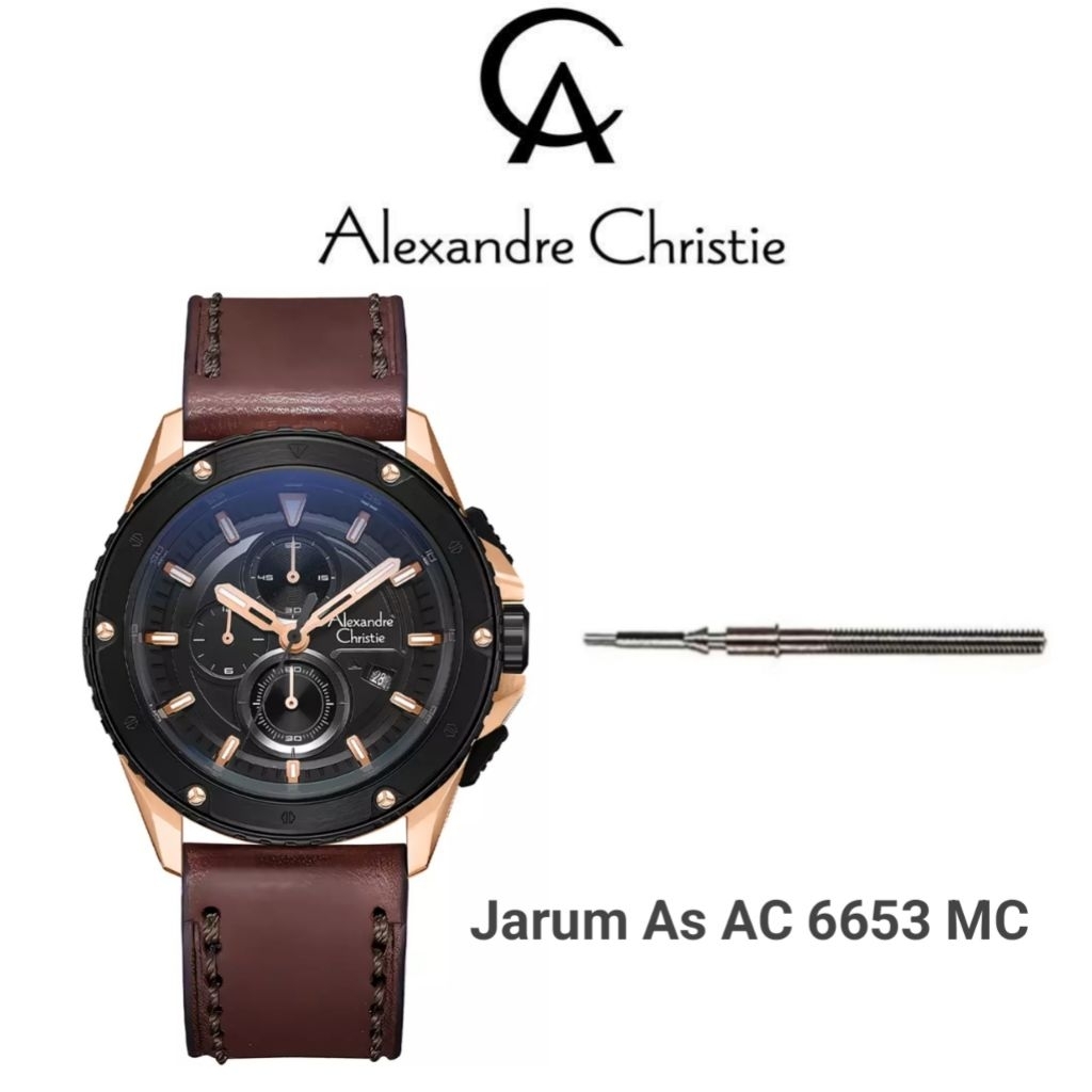 Jarum As / Stem Jam Tangan Alexandre Christie AC 6653 MC, AC 6163 MC , AC 9601 MC, AC 6562 MC, AC 64