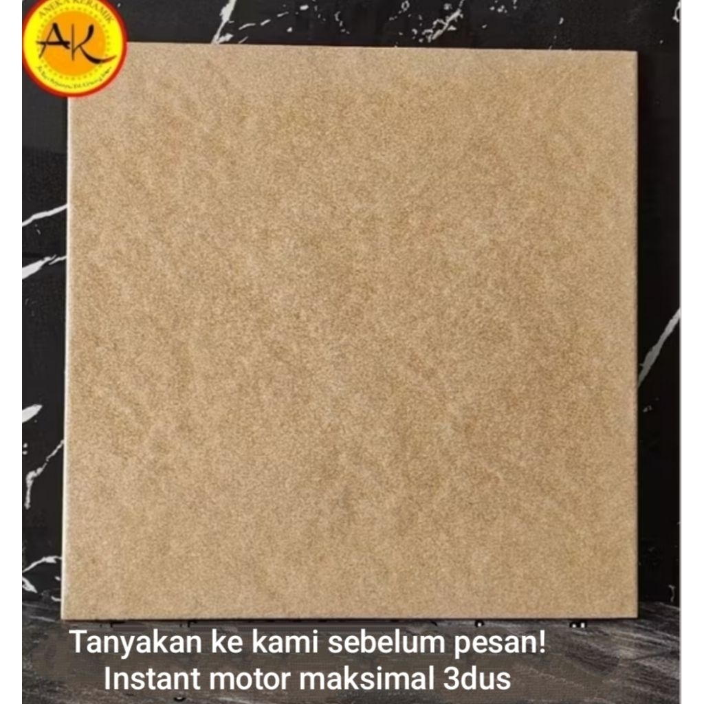 Keramik Lantai Kasar Rustic Timbul Teras Garasi Motif Industrial 40x40 Colorado Mocha