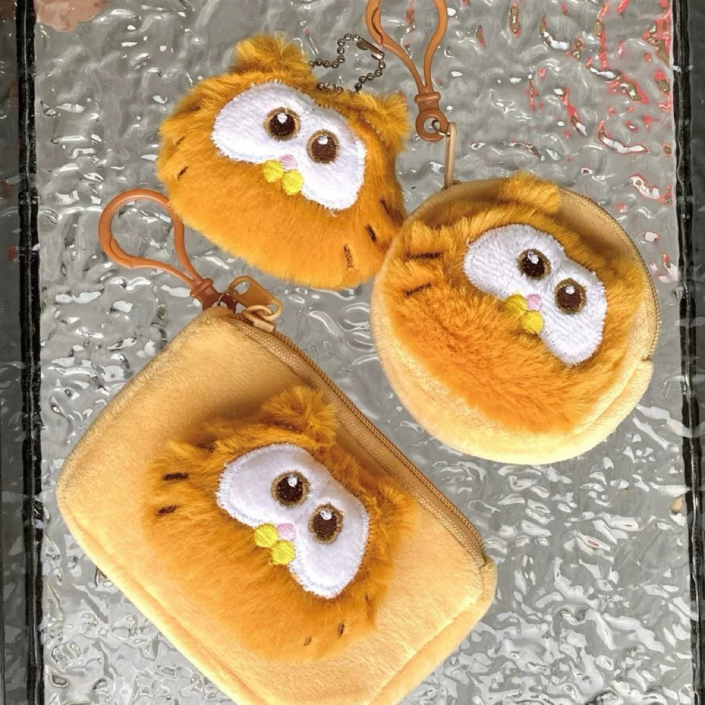 [PREORDER] Pouch Garfield – Dompet Mini Plush Lucu Multifungsi