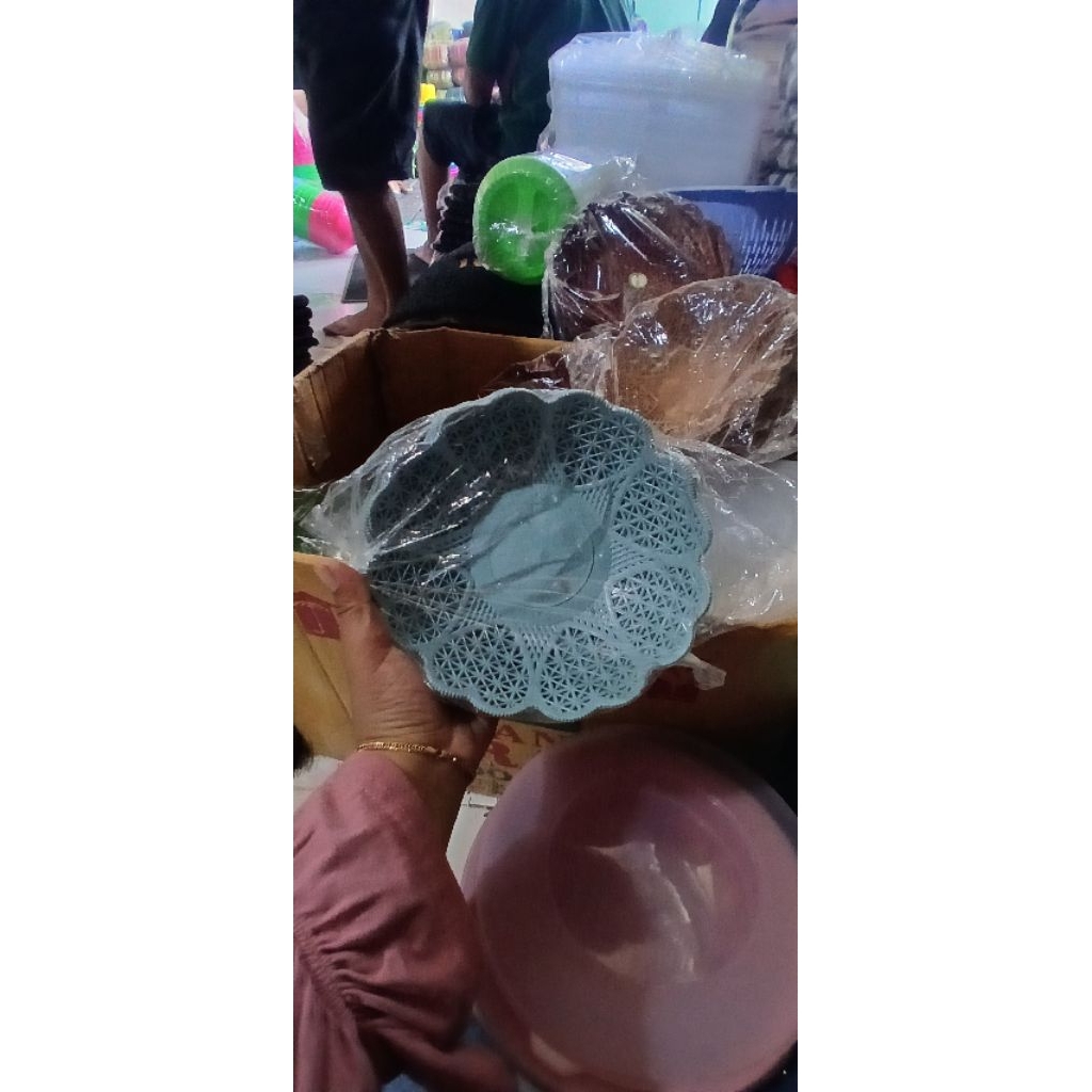 INGKA JAJAN PLASTIK KECIL 16CM // INGKA KECIL // PIRING JAJAN Mini