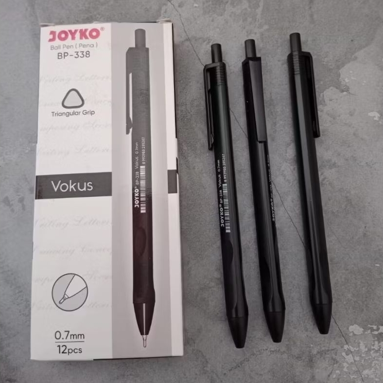 

[12 PCS] Bolpen / Pulpen / Ballpoit Joyko Vokus BP-338