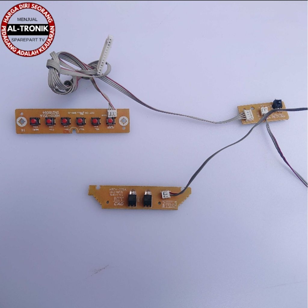 SENSOR DAN TOMBOL TV LED POLYTRON 22 INCH MODEL PLD22D9500 MODUL IR RECEIVER MANUAL KEYPAD PLD 22D95