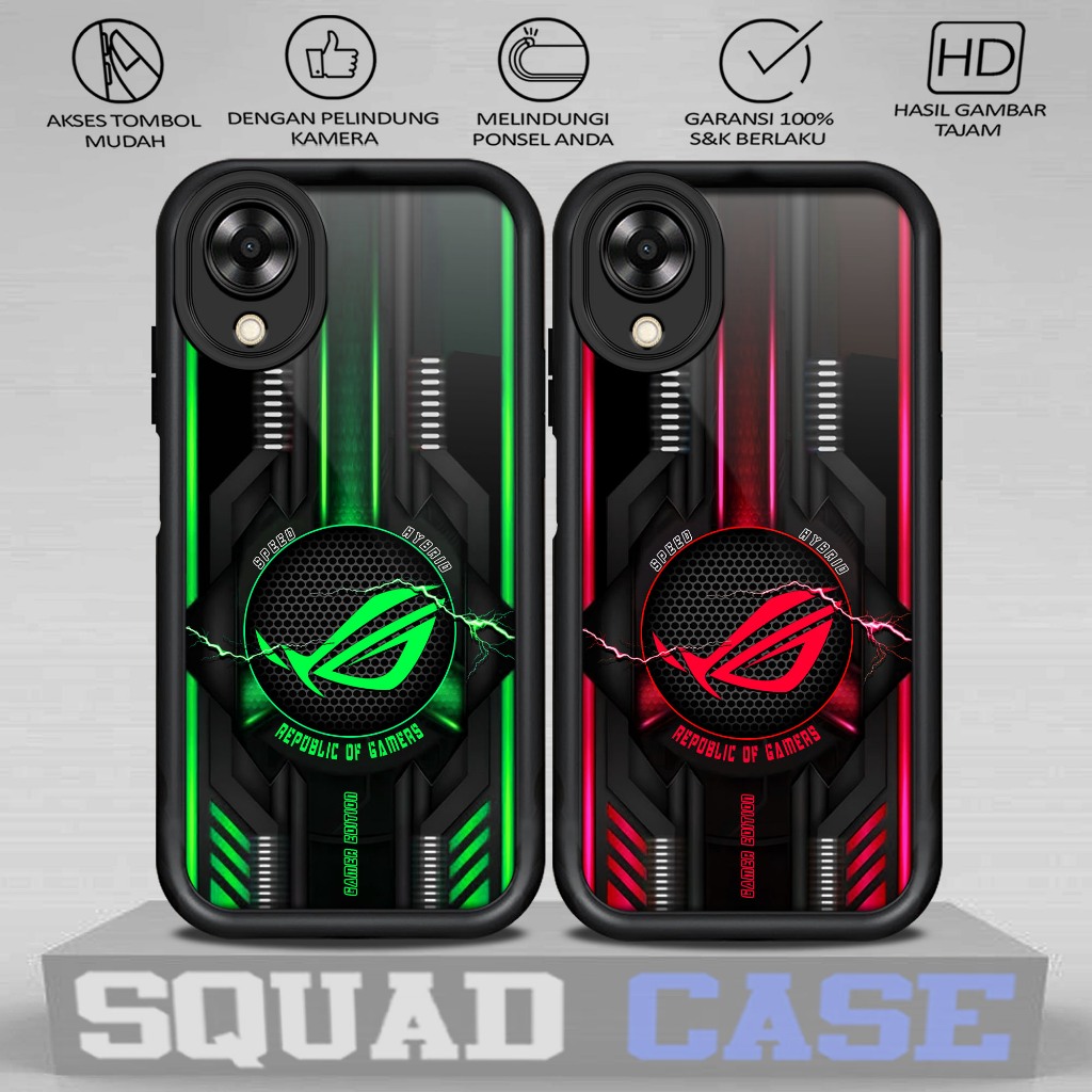 Case Premium Compatible For OPPO A17K CPH2471Motif [ ROG1 ] Casing Softcase glossy Anti Jamur