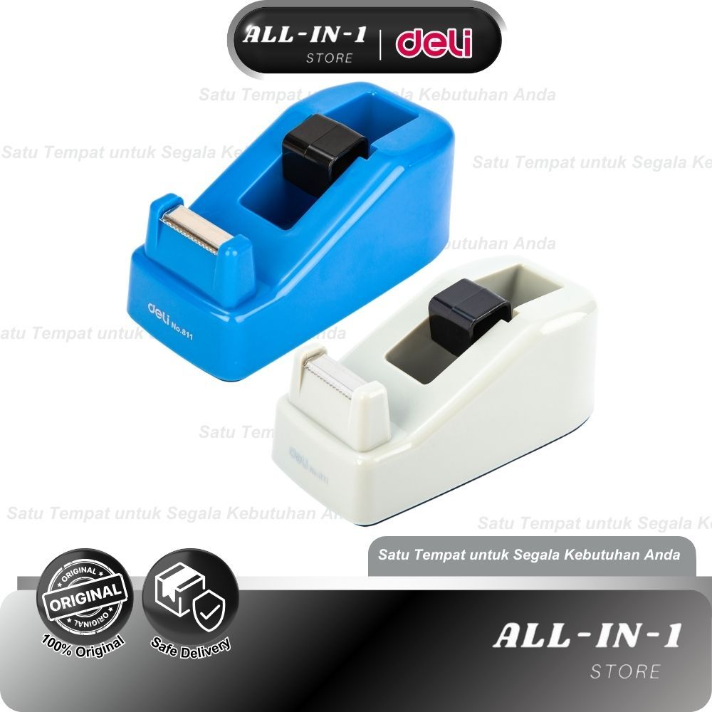 

Deli Tape Dispenser mudah memotong non-slip mudah digunakan dengan satu tangan E811
