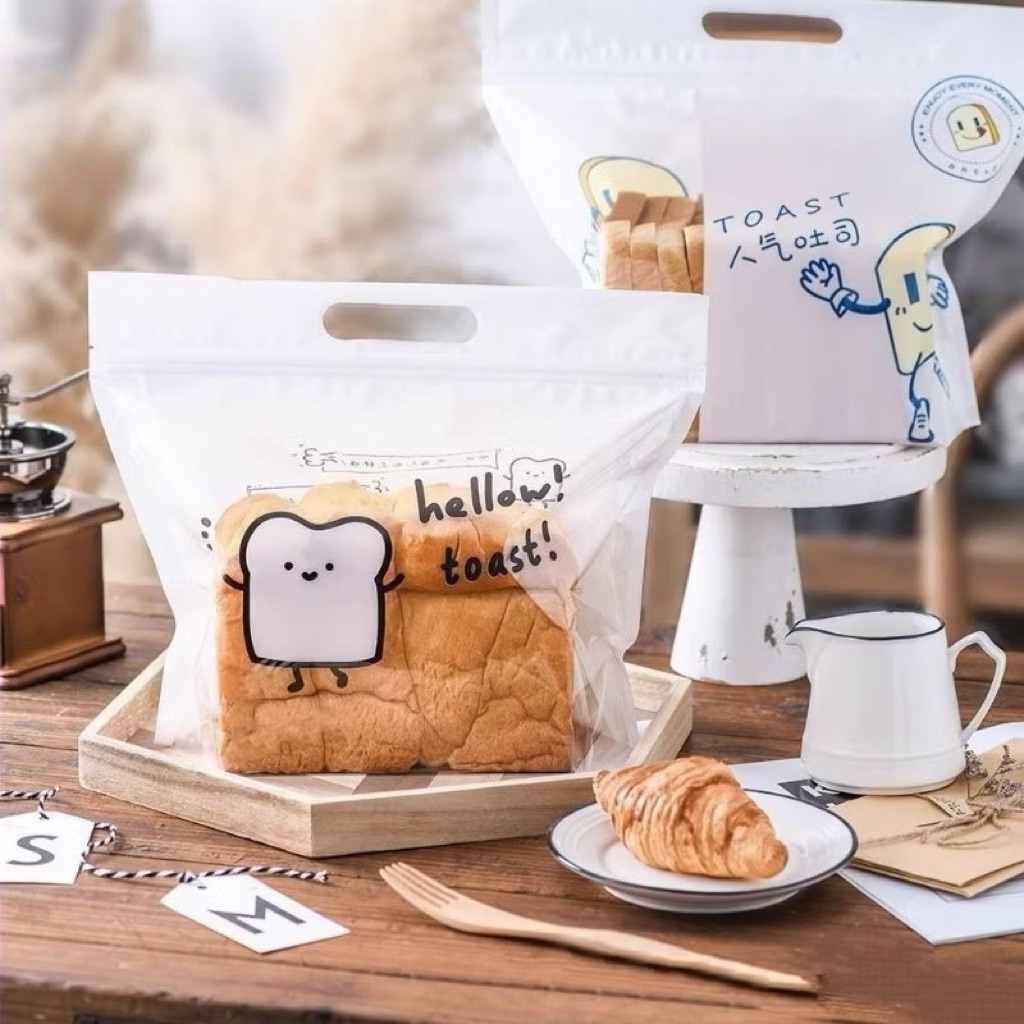 

Plastik Roti Tawar Putih Bag Bread Toast Plastik Roti Ziplock