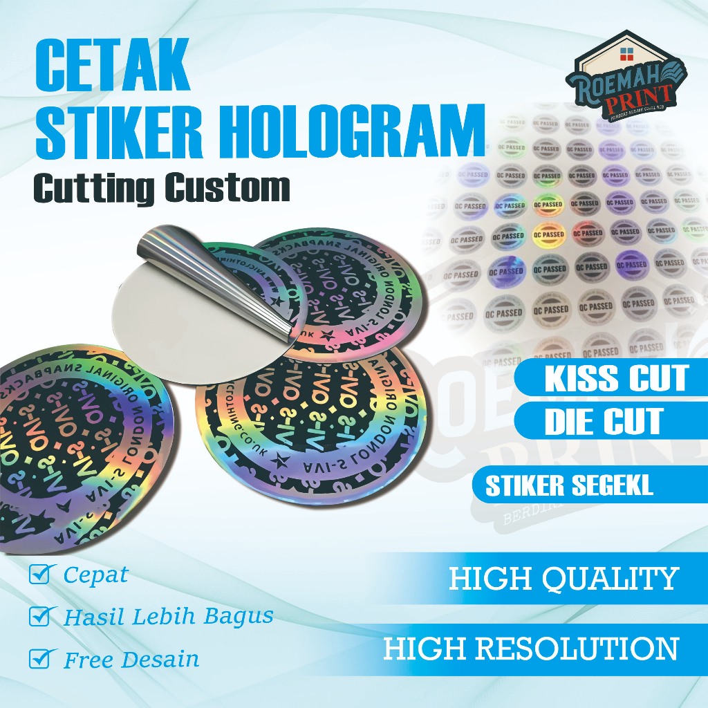 

Stiker Label Hologram A3+
