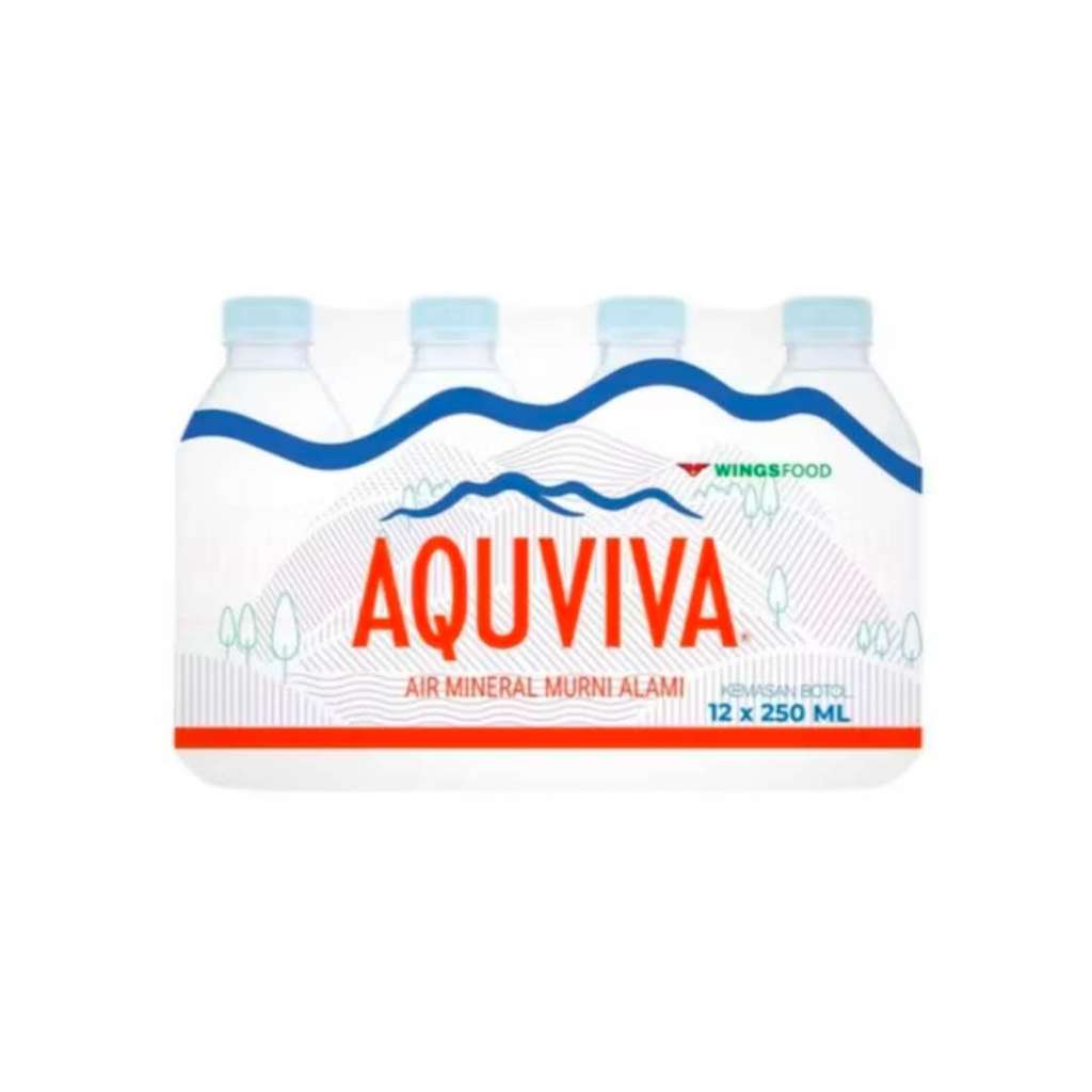 

Aquviva mineral water 250 ml x 12 botol