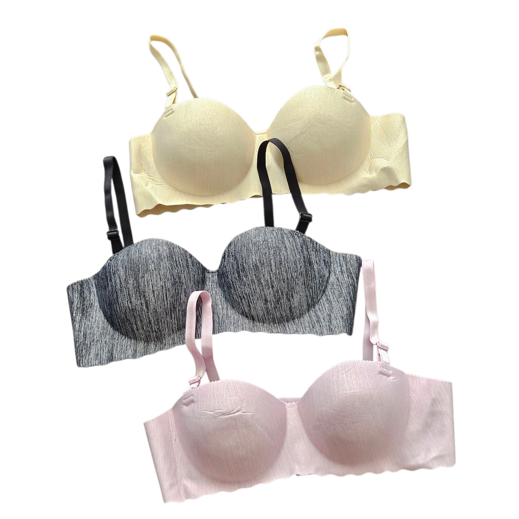 BRA WANITA BUSA TEBAL PUSHUP BRA TANPA KAWAT UKURAN 34-40 KAIT 3