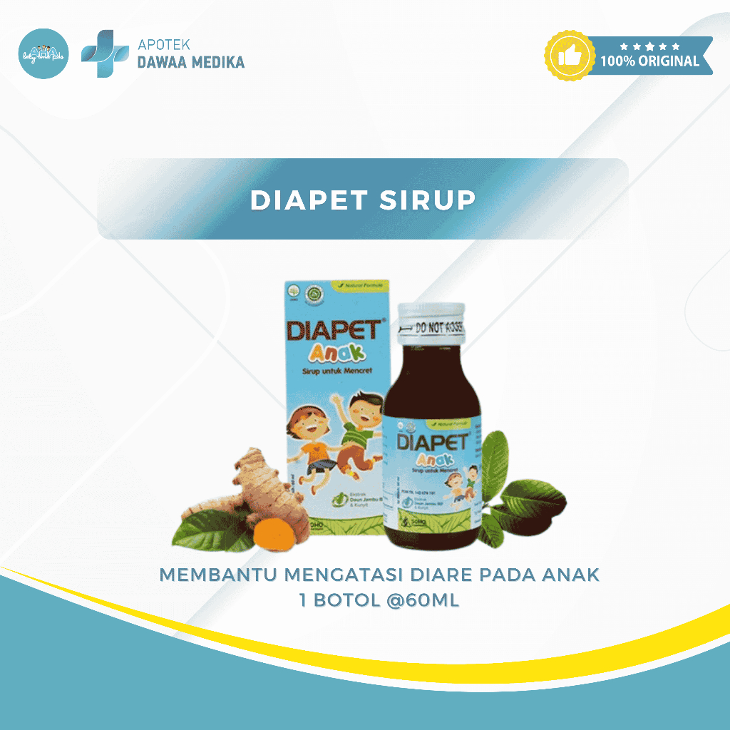 

DIAPET BOTOL 60ML OBAT DIARE ANAK