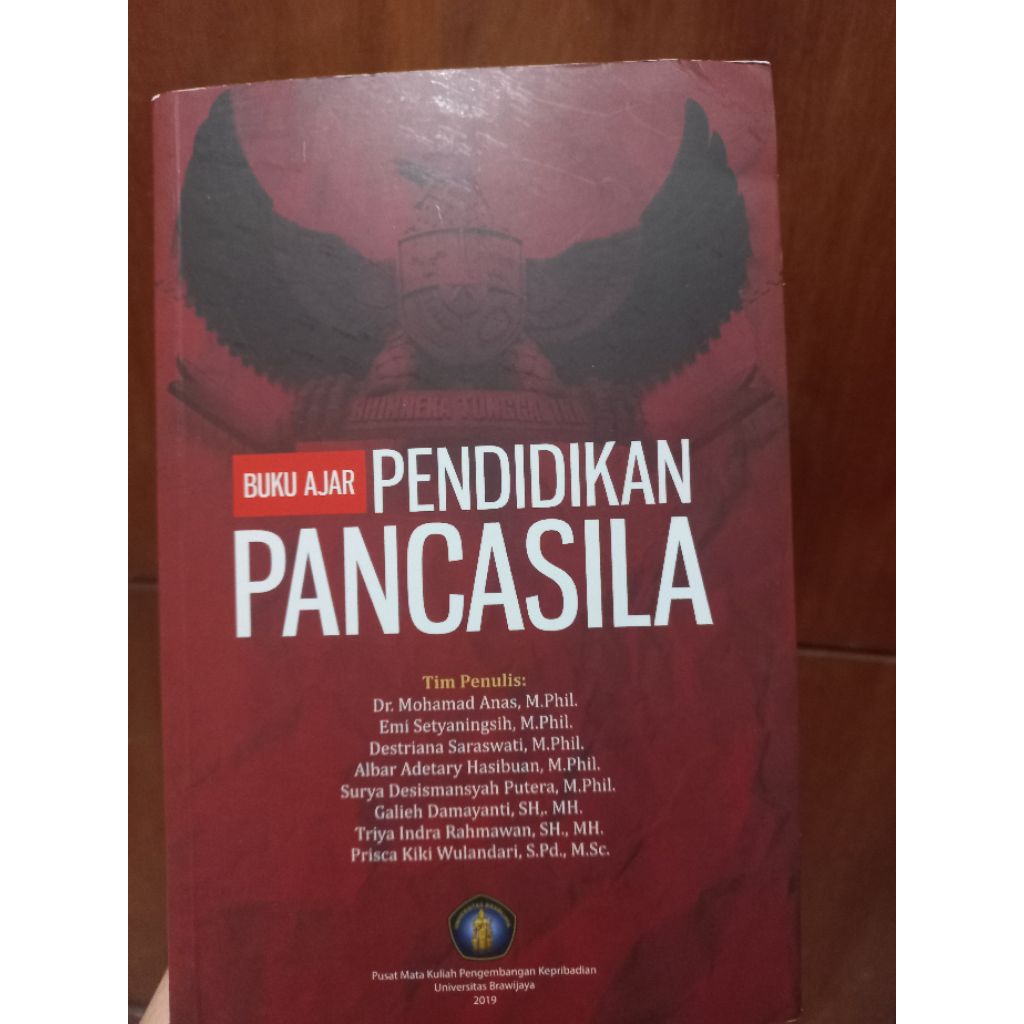 (Original-Preloved) Buku Ajar Pendidikan Pancasila Universitas Brawijaya (2019)