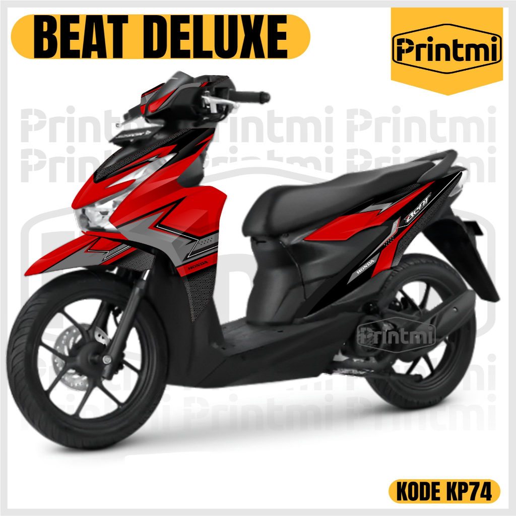 Sticker Beat Deluxe 2025 2026 Full Body Decal CBS Smart Key Stiker Motor Beat Street Keren KP74