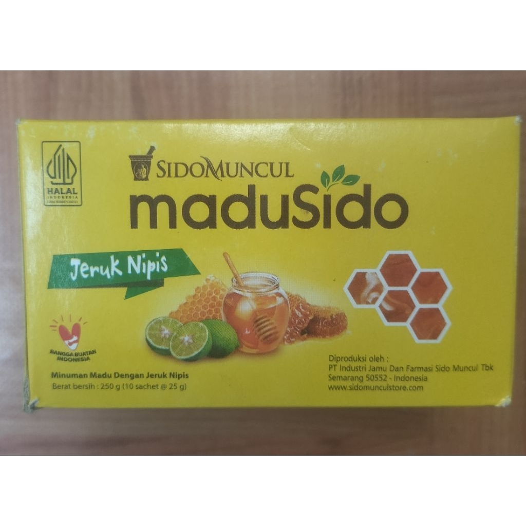 

Sido Muncul MaduSido Jeruk Nipis – Minuman Madu Sachet 250g (10 x 25g)
