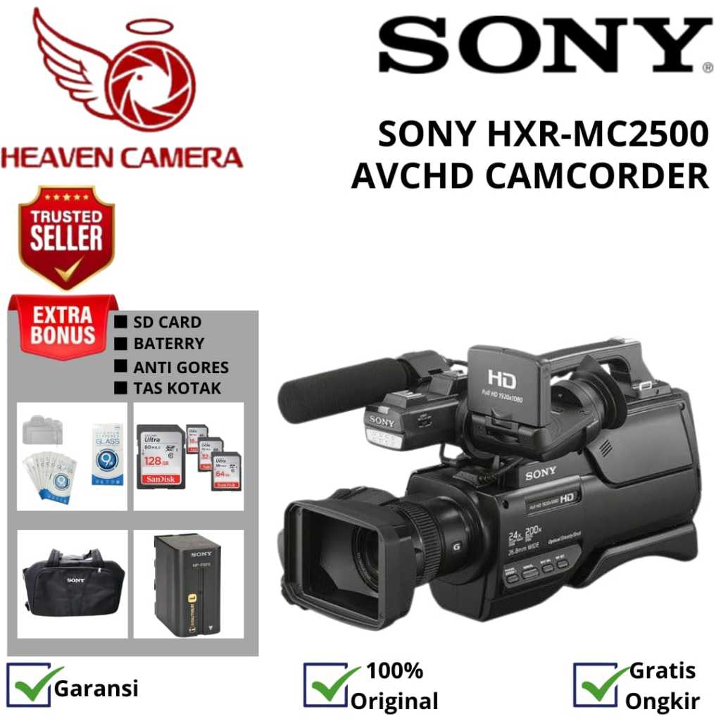 SONY HXR-MC2500 AVCHD CAMCORDER / SONY HXR-MC2500 / CAMCORDER SONY HXR-MC2500 / SONY MC2500