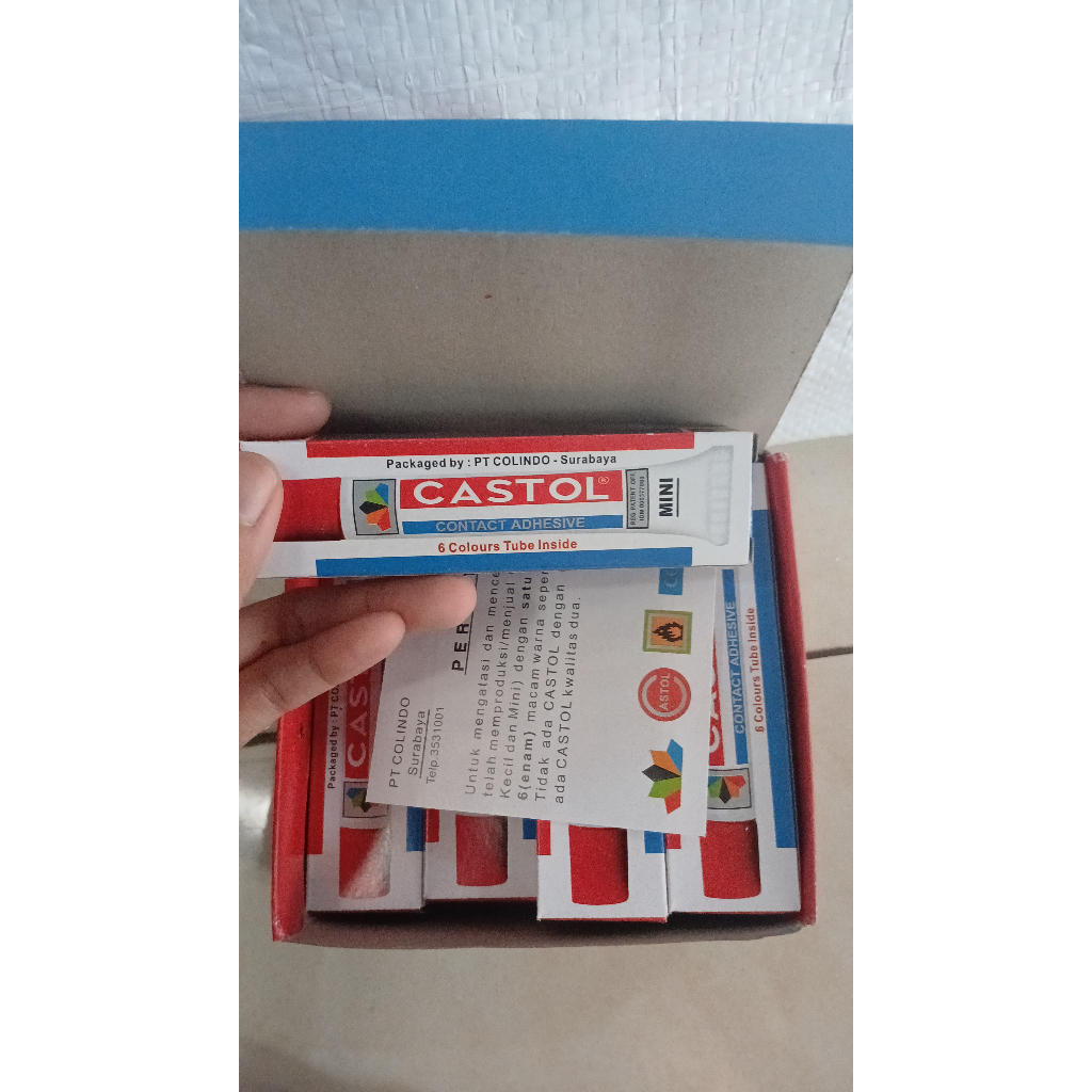 

Lem Castol MINI 12 Pcs Ready Stok