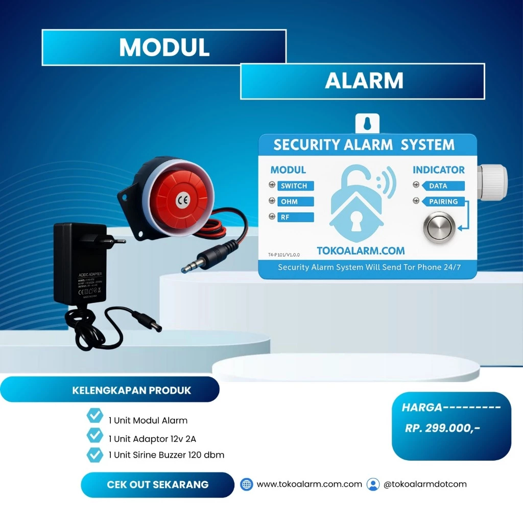 MODUL Alarm Anti Maling Berbasis Android/APK