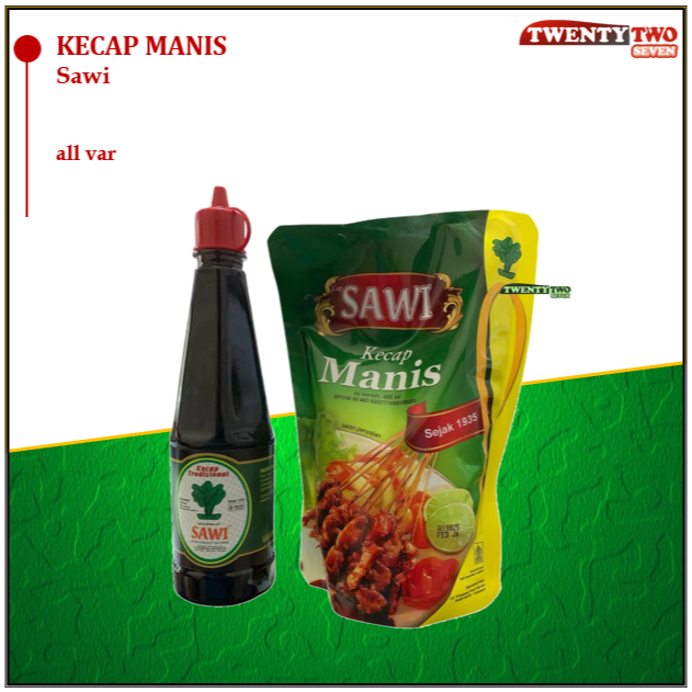 

[6 X]Kecap Manis Sawi 450ml 275ml 160ml