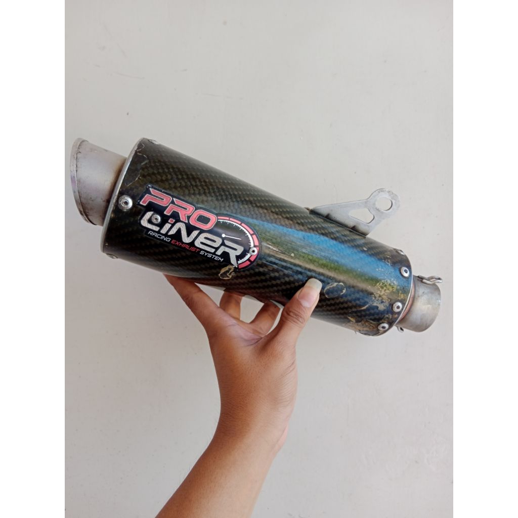 slincer knalpot proliner long carbon original