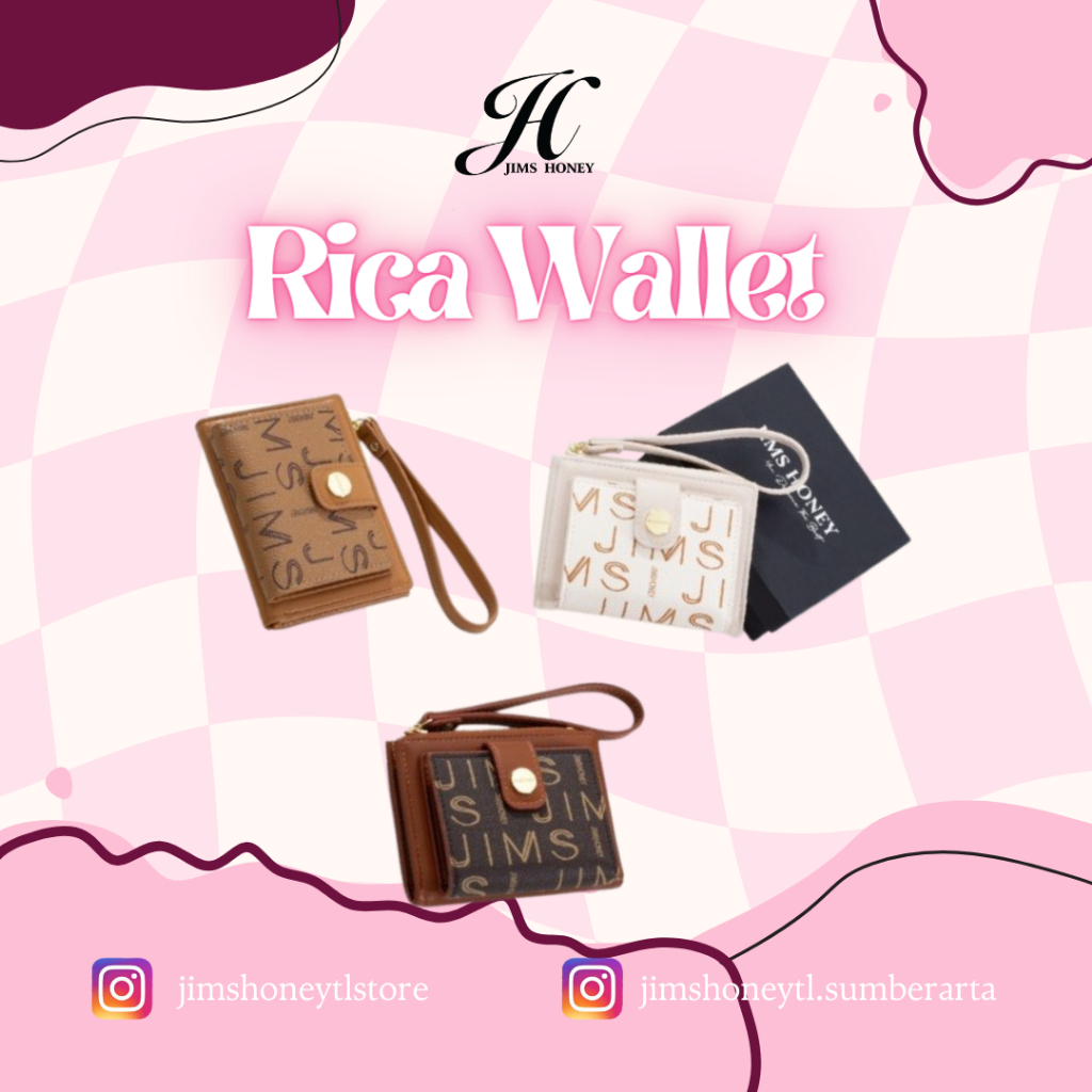 Rica Wallet Jims Honey || Dompet Lipat Wanita - Dompet Jims Honey || JIMS HONEY