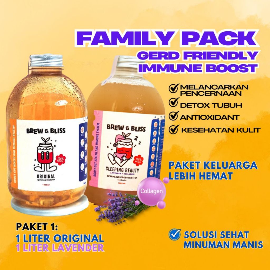 

Minuman Keluarga Kombucha Varian Teh Sehat Probiotik Original Beli 2 Paket 1 Liter Sleeping Beauty Kiamboy Strawberry Lychee Leci Apple Apel Organik Alami Asam Lambung Gerd