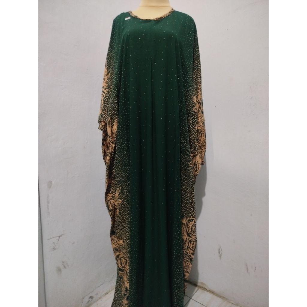 Daster wanita, bahan katun, model kaftan