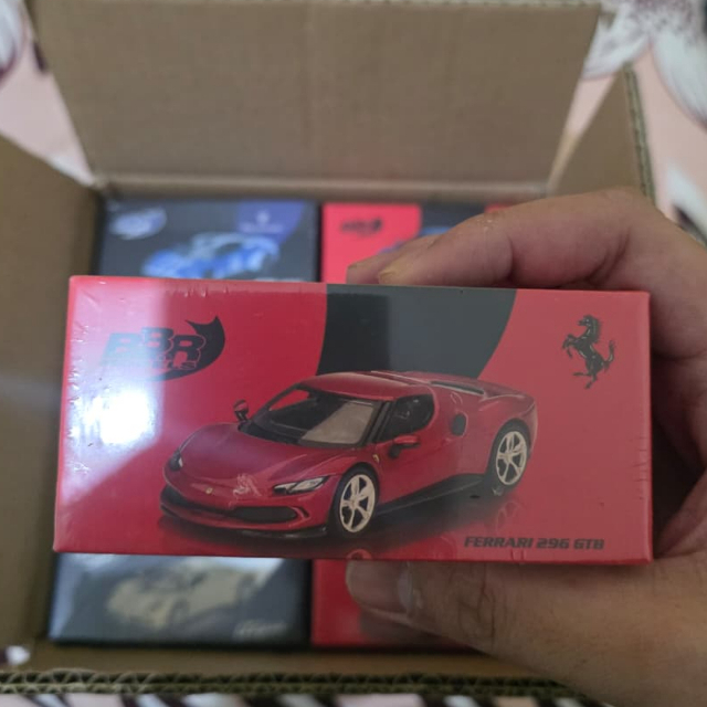 BBR Models : 1/64 Ferrari 296 GTB Rosso Imola