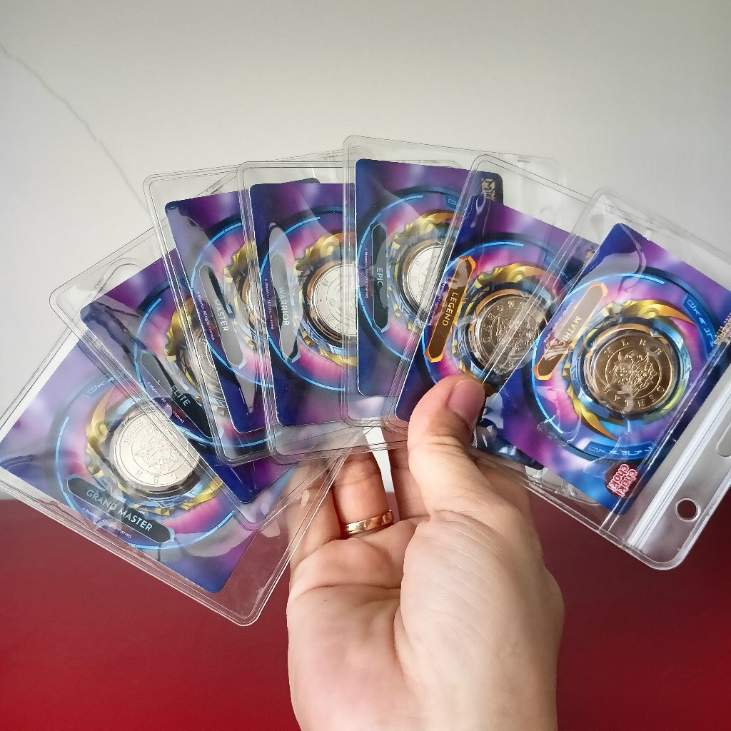 Mobile Legend Bang Bang OFFICIAL COIN RANK ( MLBB x Choki-Choki) Full Set isi 7 koin