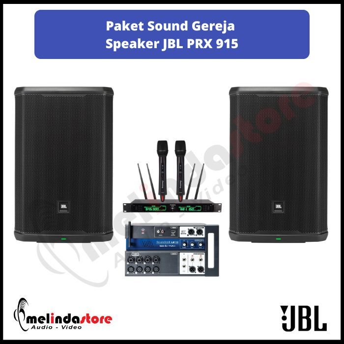 Paket Sound System Gereja Speaker JBL