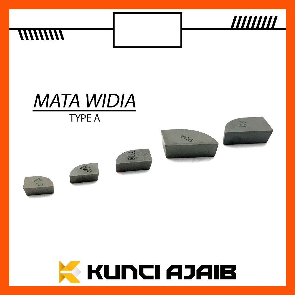 MATA WIDIA Type A 420 425 Z Pahat Betel Bubut Kanan Kiri YG6