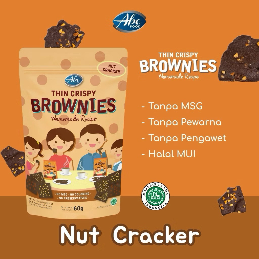 

thin crispy brownies nut cracker