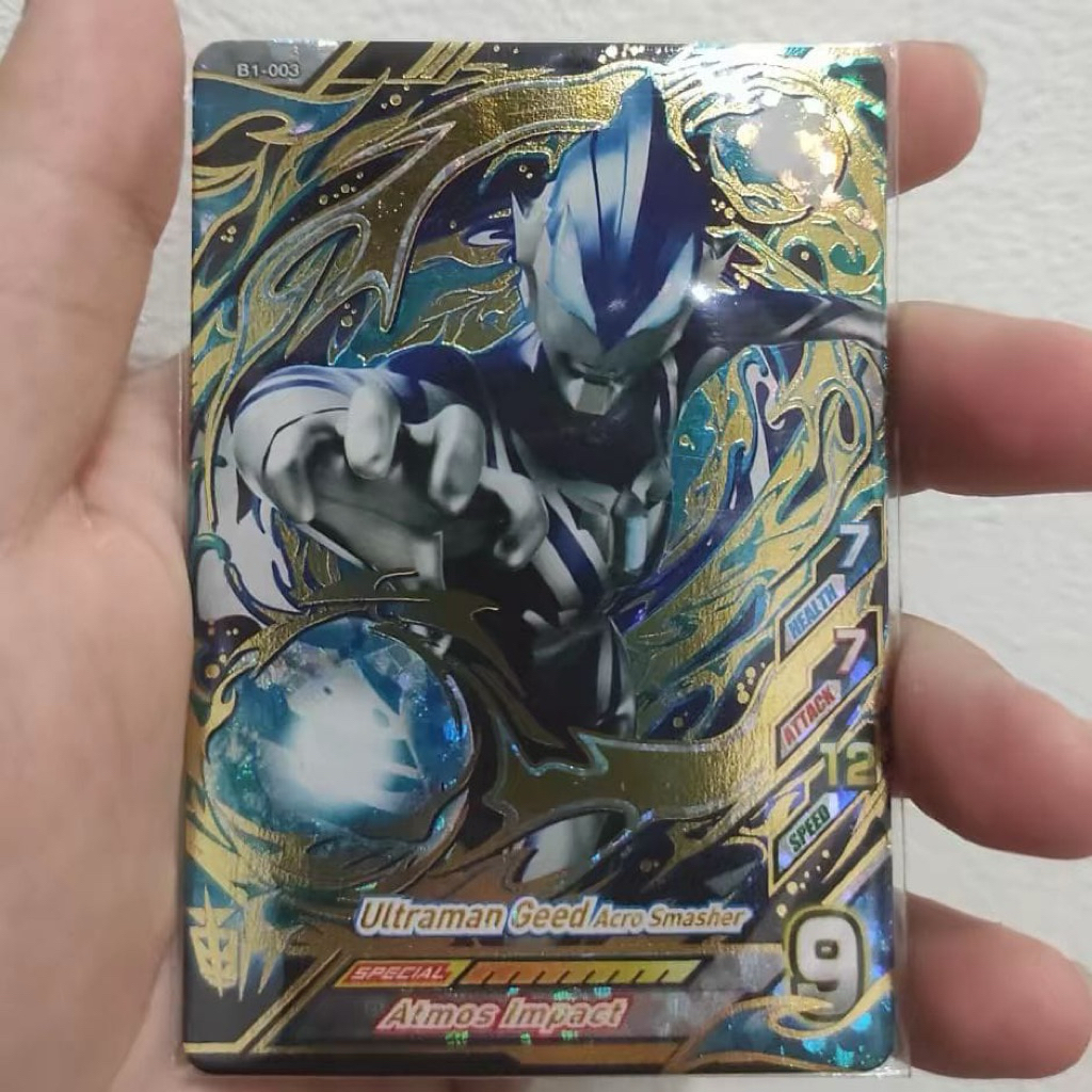 Ultraman Fusion Fight Zero Geed Acro Smasher Card Kartu