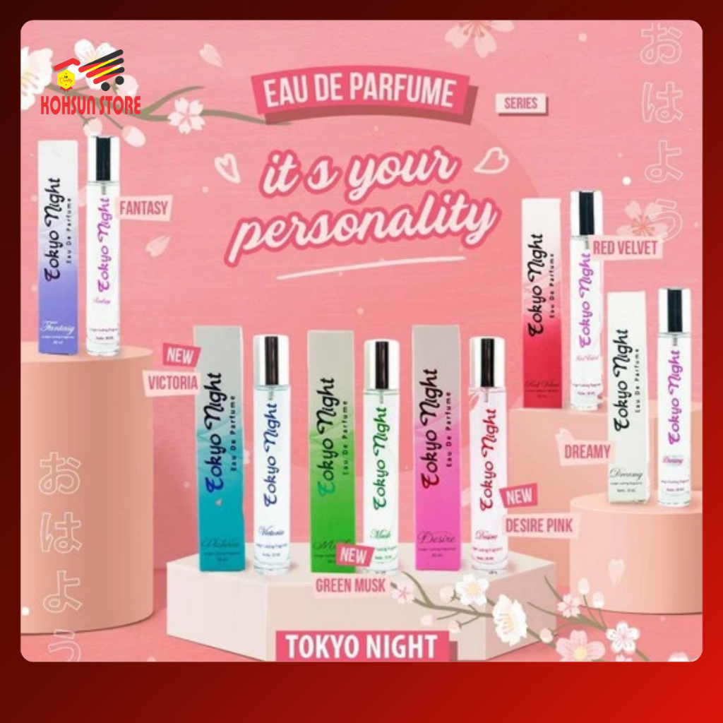 Tokyo Night EDP Eau De Parfume EDP 30 ml Parfum Botol Panjang