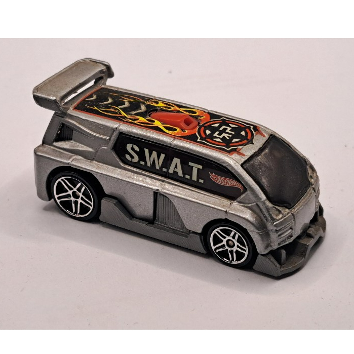 2003 Hot Wheels - Hyperliner - Roll Patraol - Silver - Loose