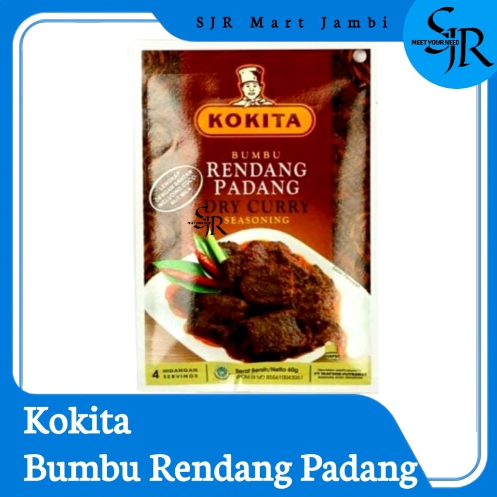 

Kokita - Bumbu Basah Rendang Padang | Kemasan 30gr