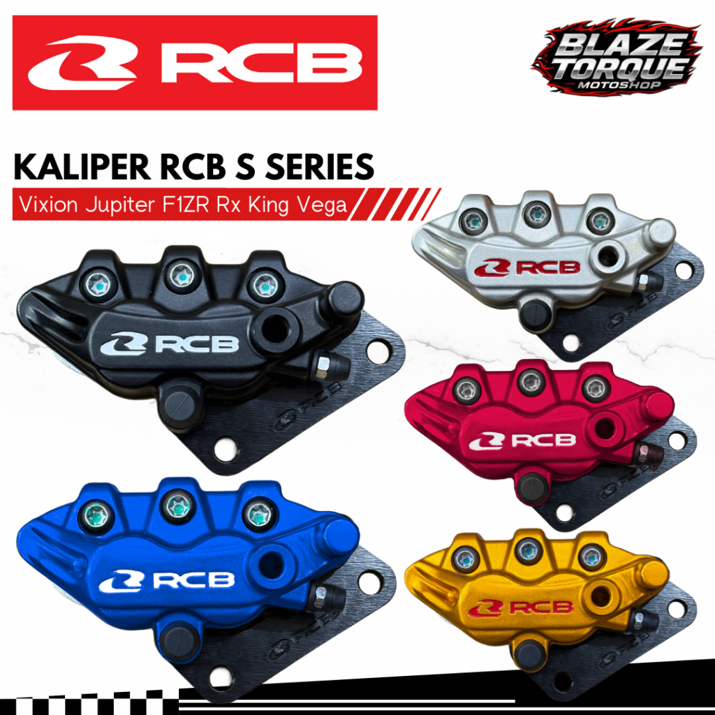 Kaliper Depan RCB S Series 2 Piston Vixion Jupiter F1ZR RX King Vega Original RCB