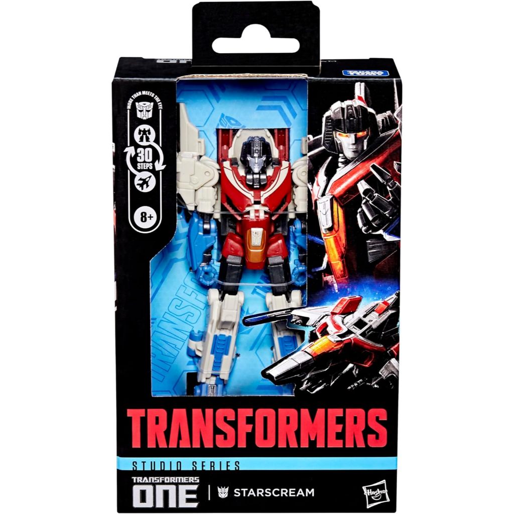 TRANSFORMERS Studio Series Deluxe Class One Starscream, 4.5-inch Converting Action Figure, Robot