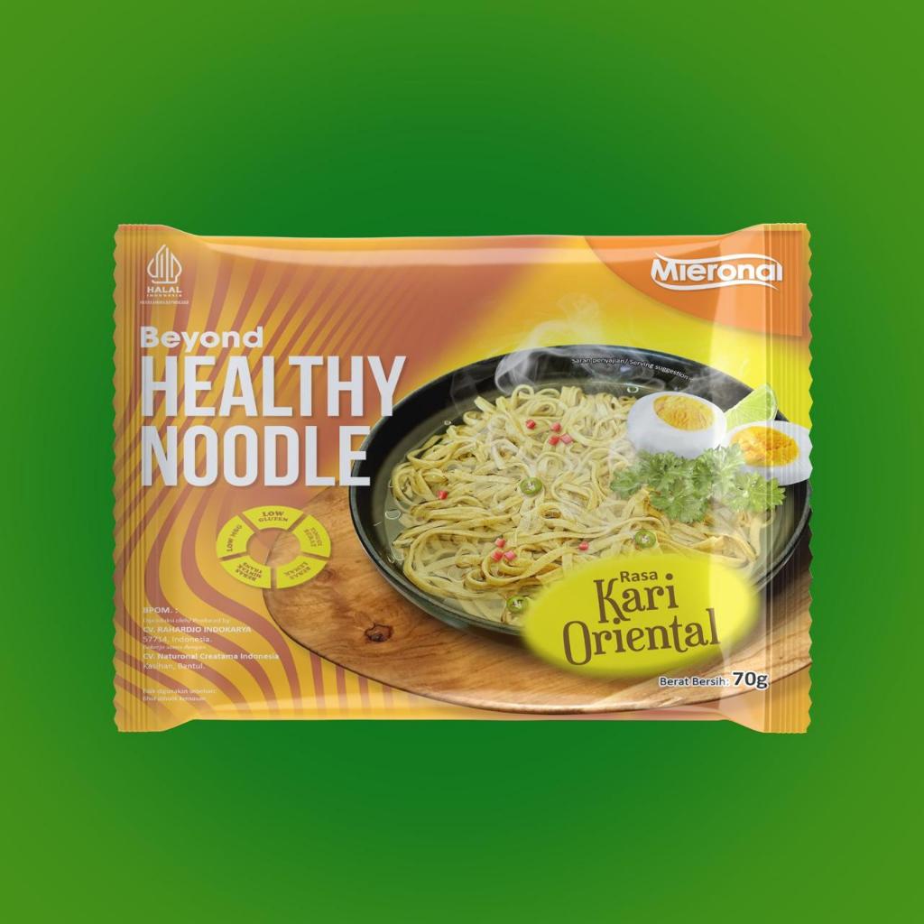 

MIERONAL - Mie Instan Kuah Rasa Kari Oriental | Tanpa Pengawet Tinggi Serat | Cocok Untuk Diet