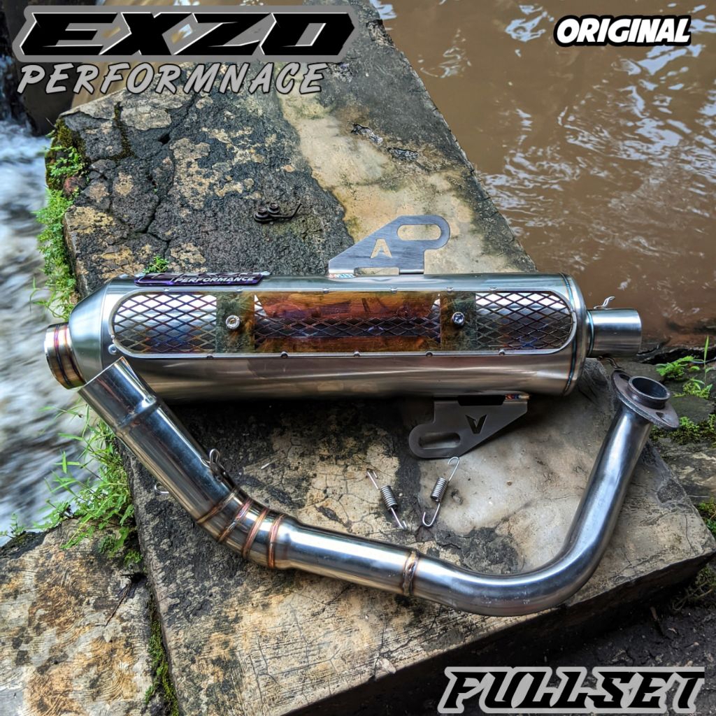 KNALPOT STD RACING VARIO 150 NEW, 125 OLD/NEW FULLSET, SUARA NGEBAS ADEM, ORIGINAL EXZO