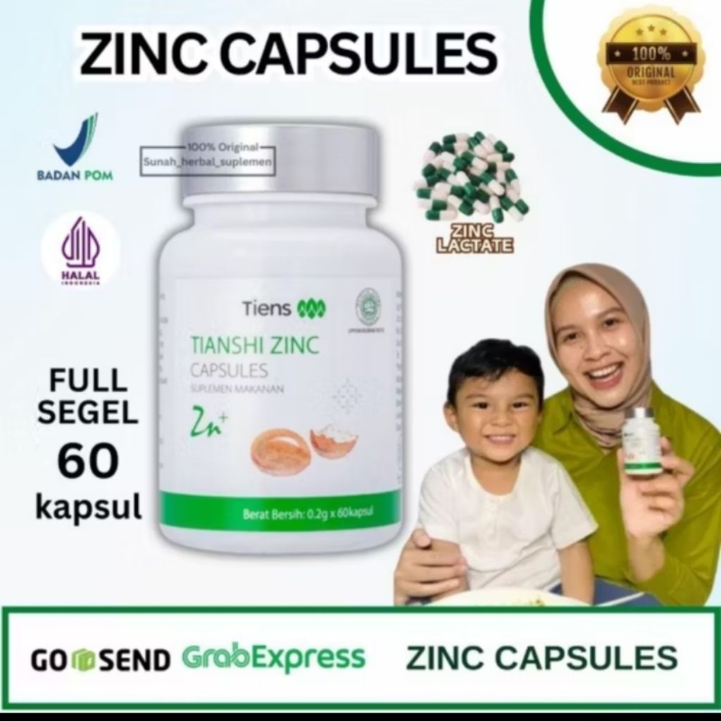 TERLARIS)ZINC PENGGEMUK BADAN | PENGGEMUK BADAN ANAK TIANSHI | PENGGEMUK ANAK SUPLEMEN HERBAL | ZINC