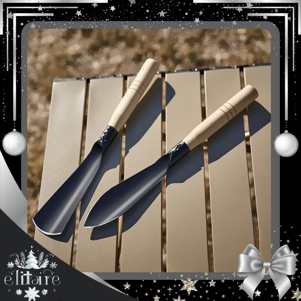 ELITAIRE Sekop Tanaman / Sekop Kebun Mini Sekop Sayur Gagang Kayu Alat Berkebun Sekop Tanaman