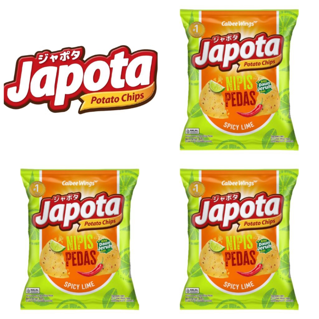 

Japota Keripik Kentang Rasa Nipis Pedas 68 Gr