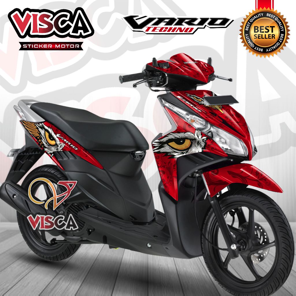 Decal Vario 110 Techno Full Body Stiker Vario 110 Techno Full Body Striping Vario 110 Techno Variasi