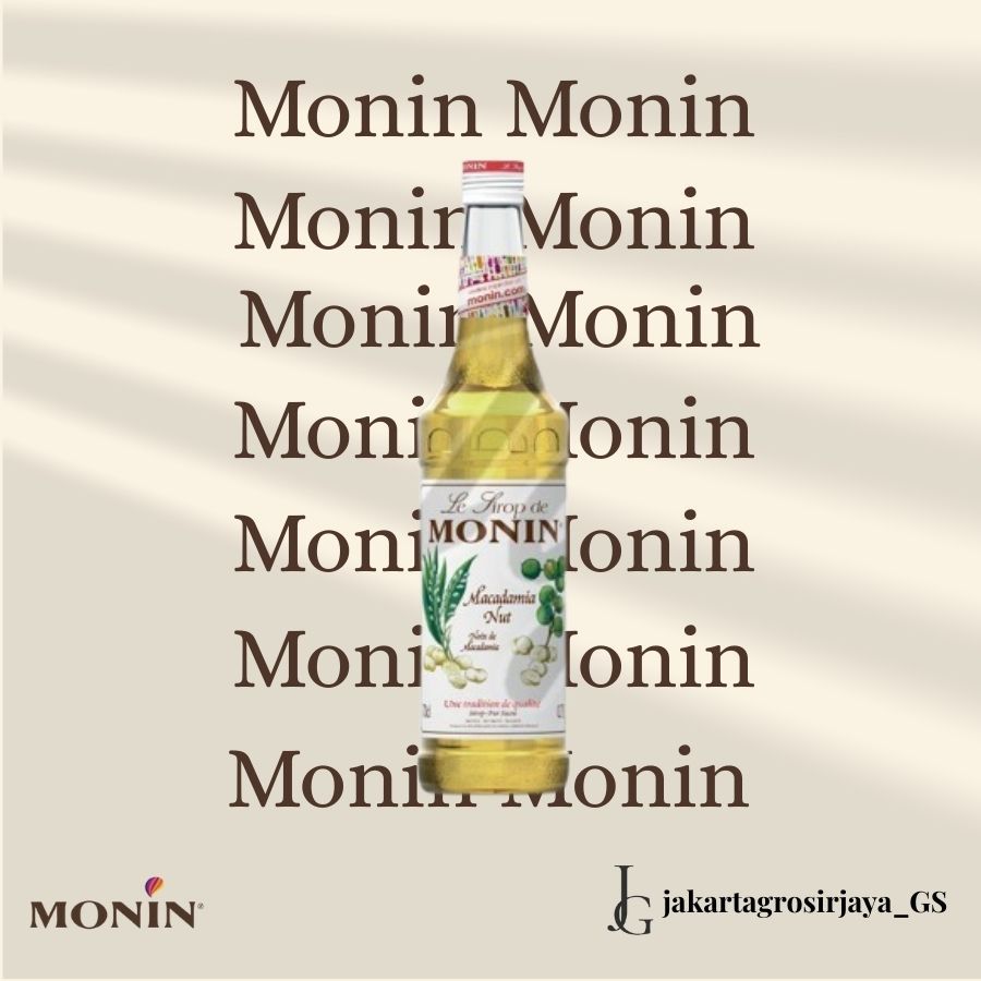 

SYRUP MONIN MACADAMIA NUTS 700 ml SIRUP