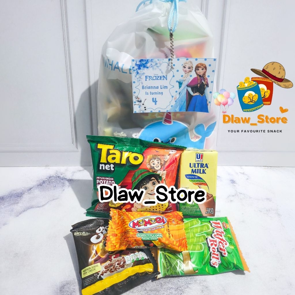 

Paket Snack ulang tahun Kemasan Pouch Hampers Ultah Termurah